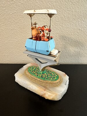 Disney LE 1995 Ron Lee Pooh & Tigger On People Mover Figurine