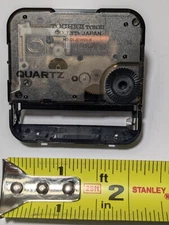 TOCHIGI Tokei Japan Quartz Battery Clock Movement Short Shaft Free Shipping