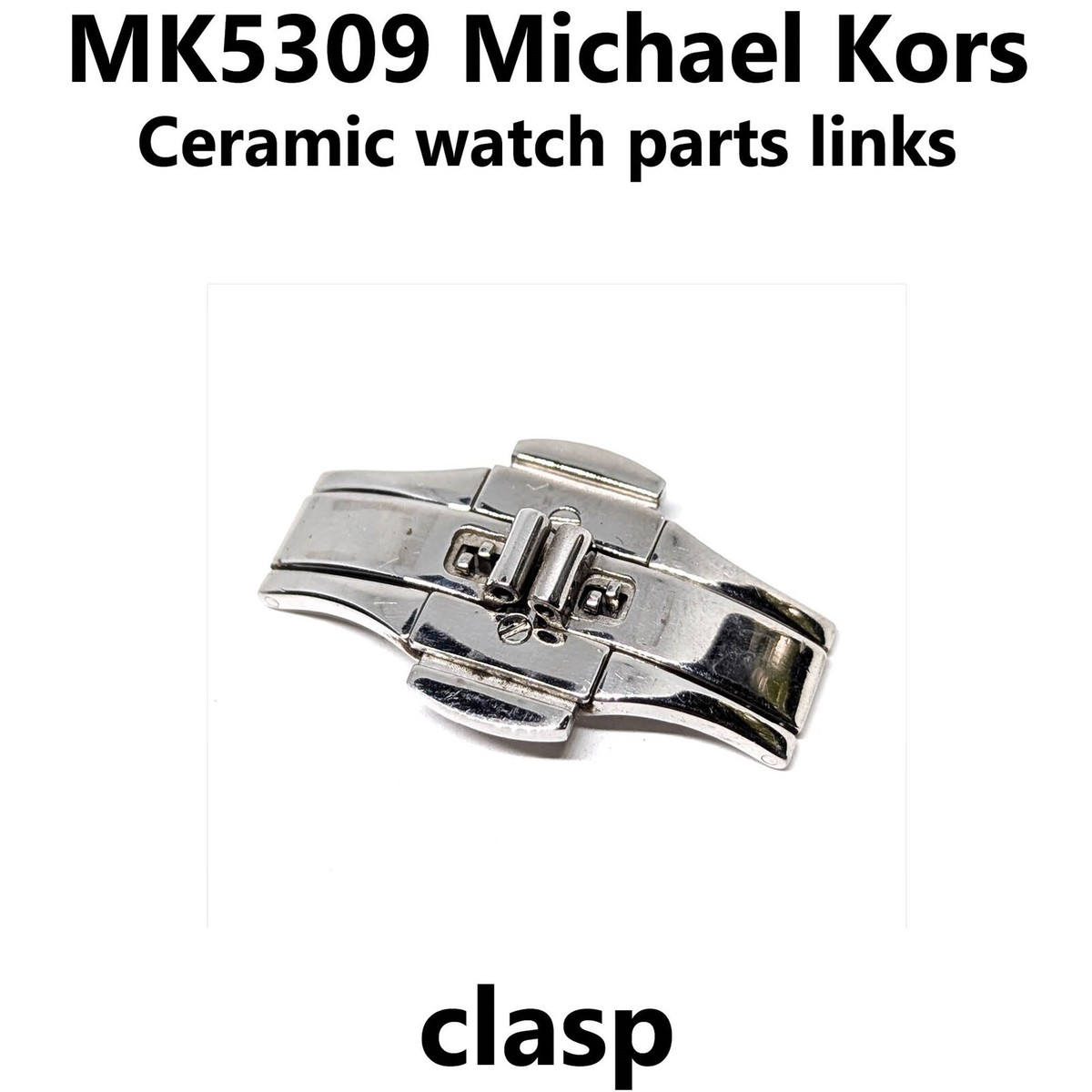 MK5309 Michael Kors black ceramic women's watch band parts | eBay