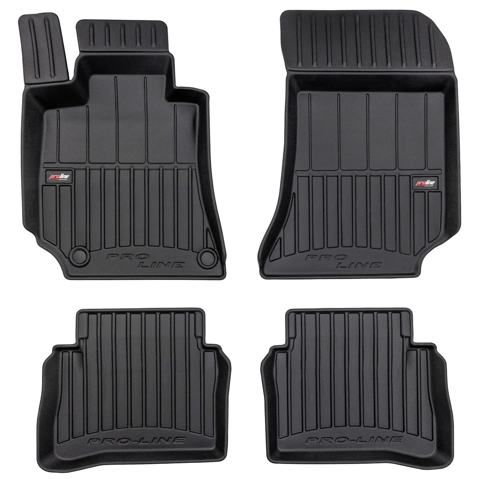 Tapis de sol TPE Frogum Pro-Line pour Mercedes-Benz Classe E W212 noir 2009-2016