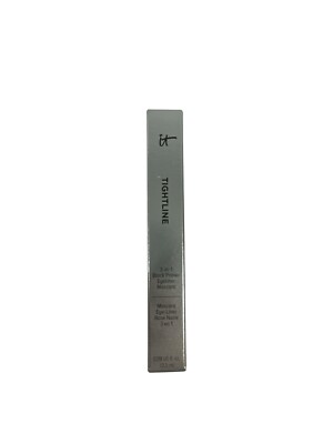 IT Cosmetics Tightline 3-in-1 Black Primer Eyeliner Mascara .118 oz Size New