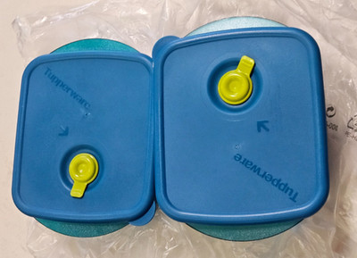 Tupperware Vent 'N Serve Medium  Set of 2 microwave safe NEW