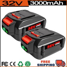 2 For WORX WA3537 Max Lithium 32V Battery for WG175 WG575 WG924 Trimmers Blowers