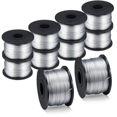 10 Rolls Rebar Tie Wire Tool 1/32'' 0.8 mm 360 ft Rebar Gun Tie Wire Coil for ...