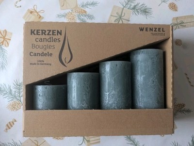Wenzel Kerzen, Rustic Safe Candle. Smaragd 
