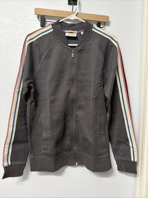 Scotch & Soda Men s Track Jacket Size S - Small- Cotton- Charcoal Grey