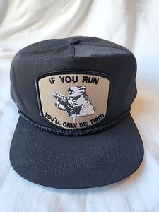 "If You Run, You'll Only Die Tired Hat New Adjustable Sniper Marines