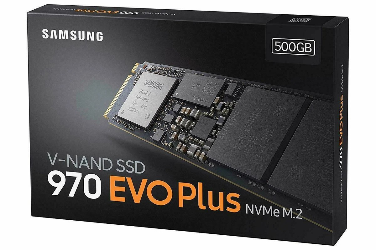 Samsung 970 EVO Plus NVMe M.2 500 GB Internal SSD (MZ-V7S500B/AM