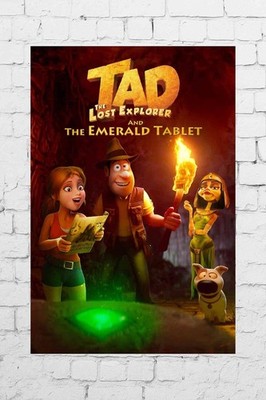 Tad - The Explorer and the Emerald Tablet Canvas Film Poster Art Print 953