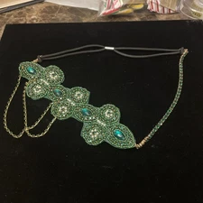 1920s Headpiece Headband Gatsby Headband Chain for Womens Vintage Hair Accessory