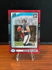 2024 Donruss Rated Rookie Caleb Williams #327 Optic Preview Red Wave Prizm (RC)