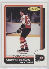 1986-87 O-Pee-Chee Blank Back Murray Craven 0kb5