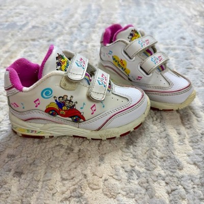 RARE Vintage The Wiggles Original Cast 2005 Toddler Sneakers   Size 8