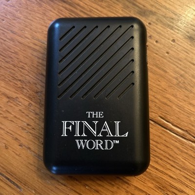 ''THE FINAL WORD'' 1990 Banning Insult Phrase Voice Box  / Works / VINTAGE