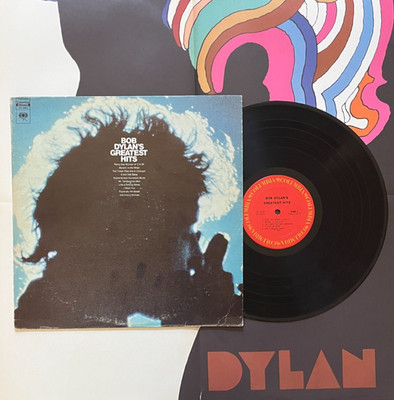 BOB DYLAN~GREATEST HITS LP (1978) WITH RARE MILTON GLASER POSTER