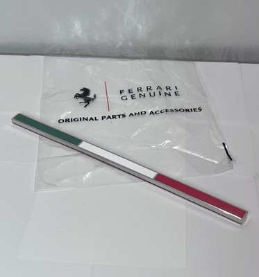 #ad #ad Genuine Ferrari Italian Rear Flag Badge Emblem 599 360 430 458 488 OEM:84706300 $129.00