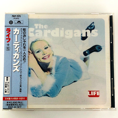The Cardigans Life POCP-7075 CD Japan Pressing 1995 OBI 5 Bonus Tracks Indie Pop