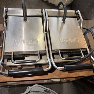 Waring Commercial NSF WFG300 Tostato Ottimo 240V Double Grill Sandwich Press