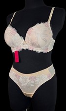 Set reggiseno push up coppa 75C con slip taglia M