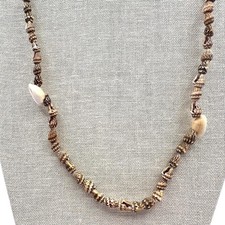 Vintage Y2K Single Strand Seashell Necklace Boho Women's Classic Fashion Jewelry