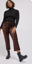 Anthropologie Maeve Essential Velvet Kick Flare Pants In A Floral Pattern.