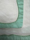 6-Piece Vintage Fabric Placemat Set, Rectangular Embroidered Floral — photo 8