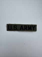 Original U.S. Army OCP Name Tape US Army Uniform Patch Embroidered Sew-On