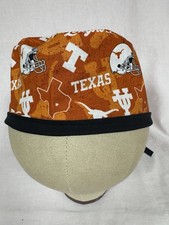 Men/Women Surgical Scrub Cap Skull/Chemo Scrub Hat/ Lined Texas 100  Cotton