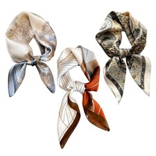 Foulard en soie carré imprimé foulard pour femme 70 * 70 cm, Coloré