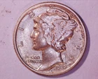 1938 MERCURY DIME** AU *** 301-6