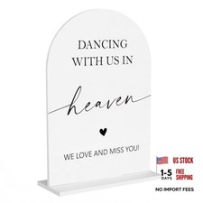 In Loving Memory Wedding Sign Sign Wedding Engagement Dancing With Us In Heaven
