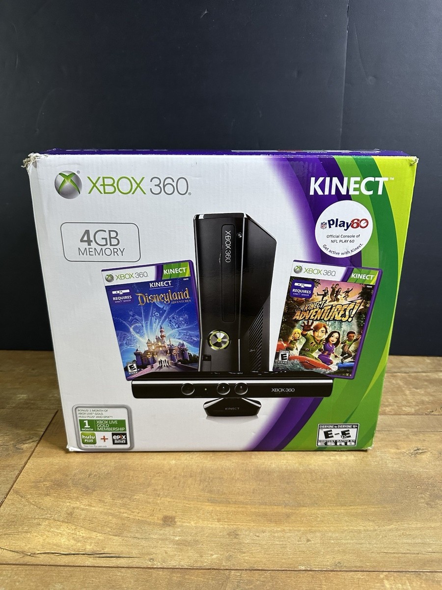 Box Only - Microsoft Xbox 360 Kinect 4GB Console Empty Disneyland