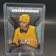 2025-26 Upper Deck Black Diamond- Diamond Futures Matthew Wood #BDF-MW /249 (RC)