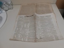 The Democratic Press (2) 1820/1829 4 Page Newspapers- Interesting! Philadelphia