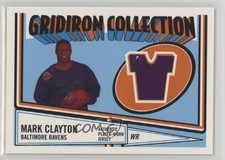 2005 Topps Heritage Gridiron Collection Relics Mark Clayton #GCR-MC 0u0