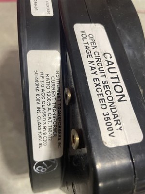 Instrument Transformer 780-122 Current Transformer Ratio 1200:5 A 600V 780122