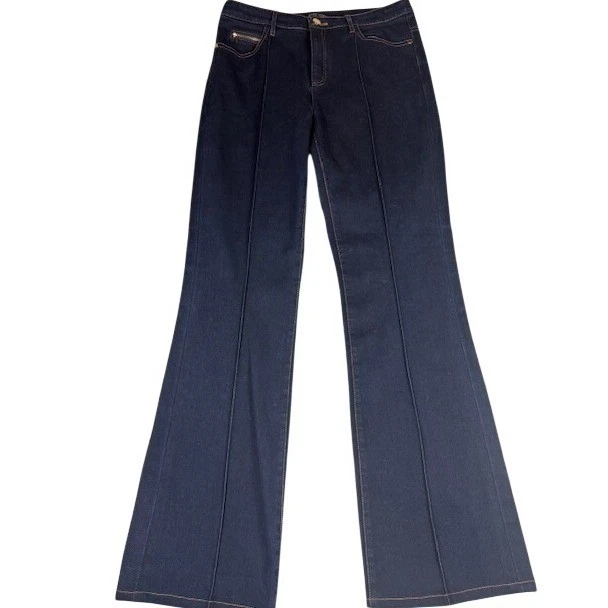 Jeans Flare Etcetera Dark Denim - Taille 6, Jamais Porté, Jambe Large Style Vintage