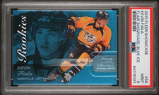 2015-16 Kevin Fiala Fleer Showcase Flair Blue Ice Rookie RC #56 /199 PSA 9