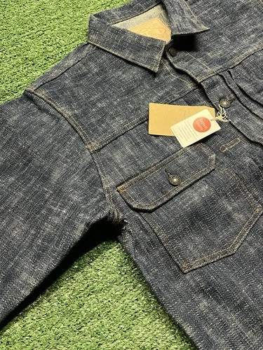 Studio D’Artisan Size 38 Twin Indigo Sou-Ai Denim Hand Dyed Type 2 Jacket D4603 image 2