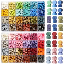 Wax Seal Beads Assorted Color Sealing Beads Ideal for Multi 1200 Pcs