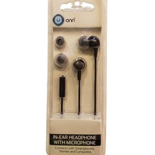 onn In-Ear Headphones with Microphone