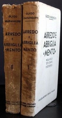 MÖBEL UND KLEIDUNG. VOL I-II. GUIDO MARANGONI. SOC VERLAG BUCHHANDLUNG.