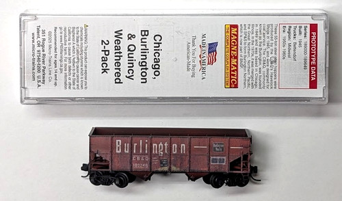 MTL Micro-Trains 05645301 Burlington CB&Q 189248 tolva FW resistente a la intemperie de fábrica | Zustand: New