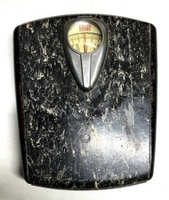 Borg 1950's BATHROOM SCALE Mid Century Modern Good Condition- 260 lbs Max Weight