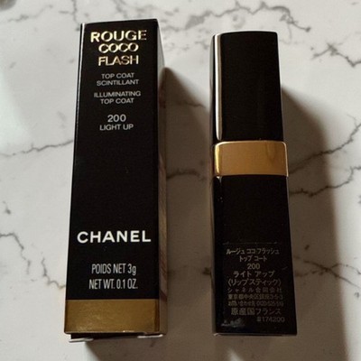 Chanel Rouge Coco Flash 200 Light Up Lip Gloss Top Coat 3g