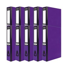 Image of Pukka Brights Box File Foolscap Durable Office Purple ( Pack of 10 ) BR-7778