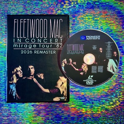 FLEETWOOD MAC LIVE mirage tour 1982 (2026 Remaster to DVD) STEVE NICKS Sealed