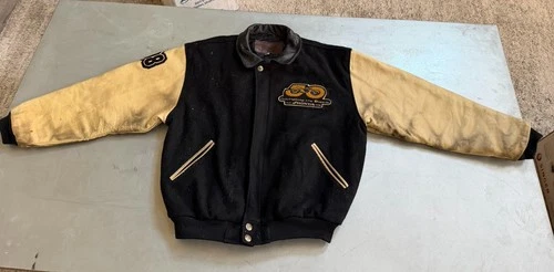 Honda 50th Anniversary Varsity Jacket 1998 Large Leather Wool Limited Edition - product listing photo
