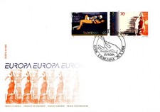 EUROPA JUDAICA LIBERATION OF CONCENTRATION CAMPS 1995 SLOVENIA FDC