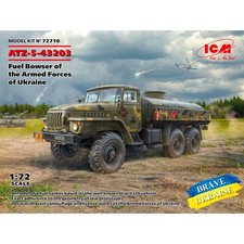 ICM 72710 ATZ-5-43203 Ukraine Armed Forces Fuel Bowser Tanker 1:72 Model Kit